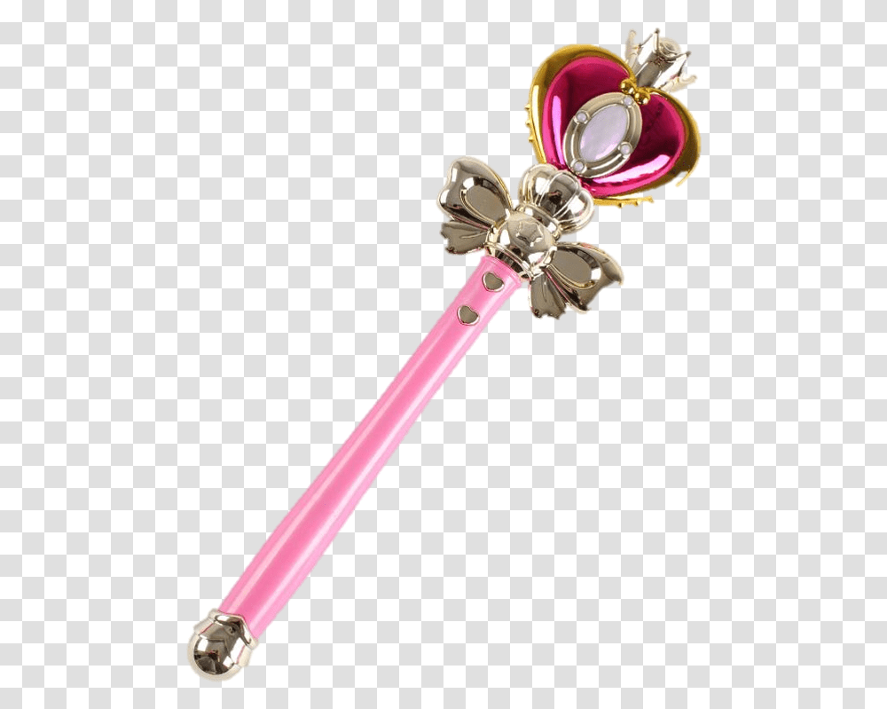 Girl Toys Anime Cosplay Sailor Moon Wand Henshin Rod Sailor Moon Wand, Sword, Blade, Weapon, Weaponry Transparent Png