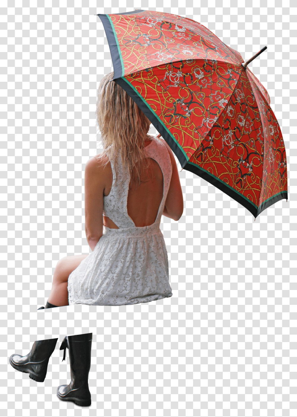 Girl Umbrella Clipart Girl With Umbrella, Apparel, Person, Human Transparent Png