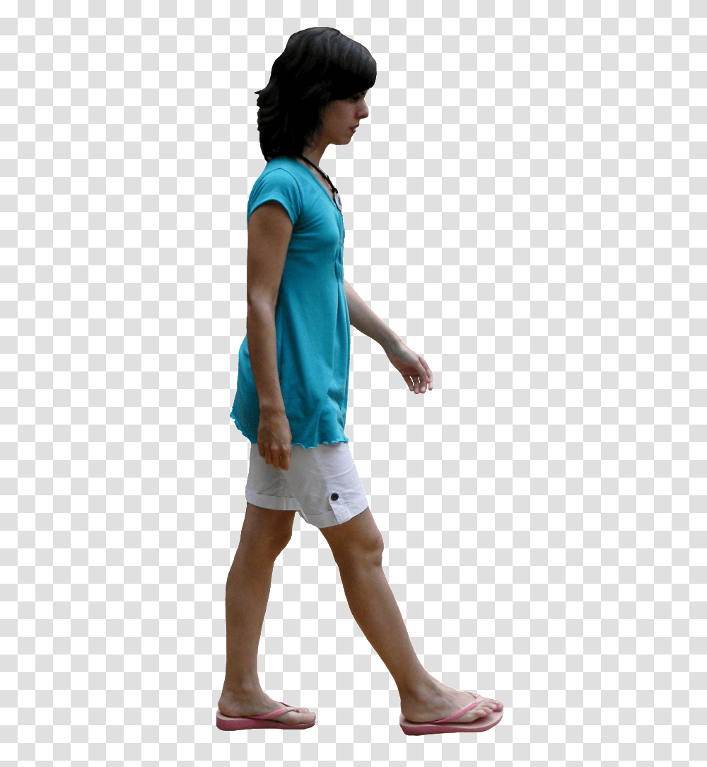 Girl Walking, Apparel, Shorts, Person Transparent Png