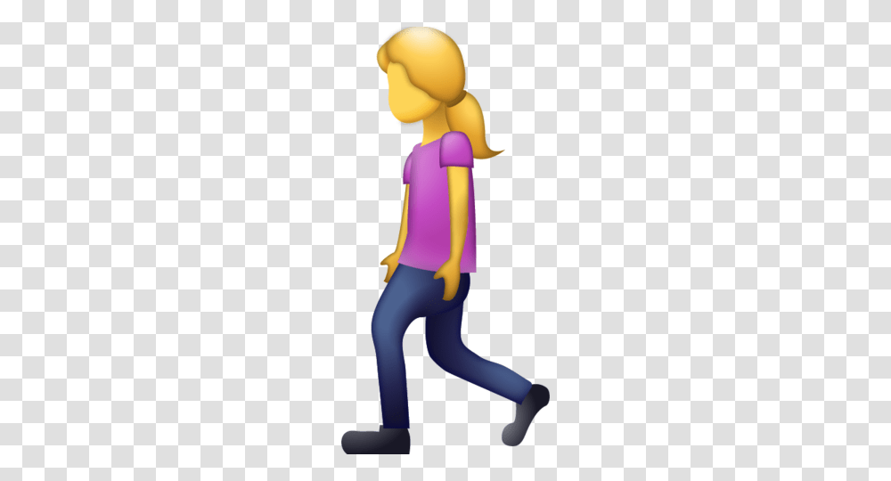 Girl Walking Emoji, Toy, Costume, Pants Transparent Png