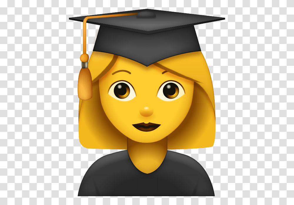 Girl Walking Iphone Graduation Emoji, Toy Transparent Png