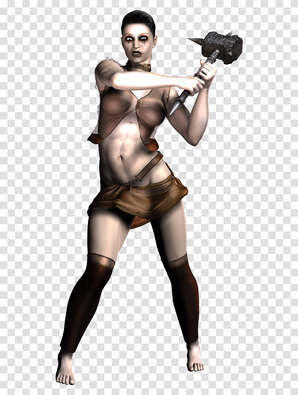 Girl Warrior Fantasy Free Photo Firearm, Person, Female, Sport Transparent Png