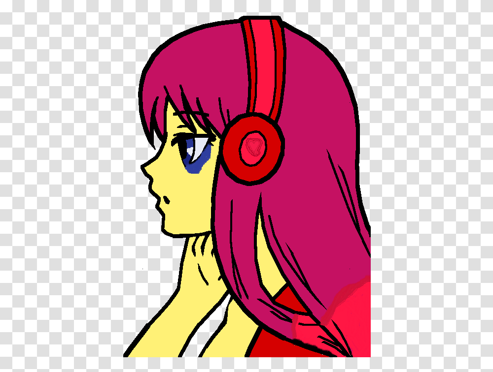 Girl Who Loves Music, Book, Drawing Transparent Png