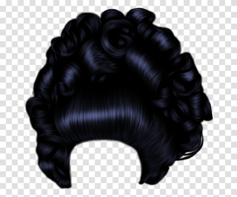 Girl Wig, Hair, Black Hair Transparent Png