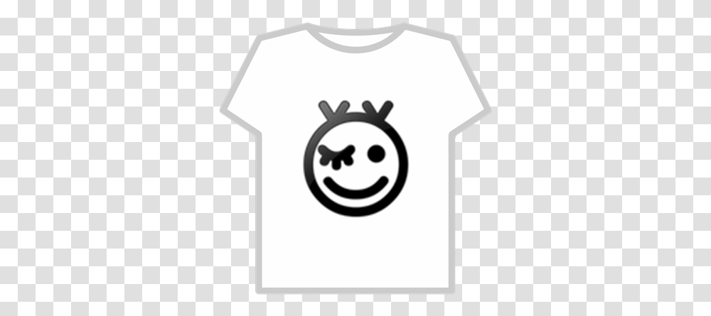 Girl Wink Smiley Face Kuromi T Shirt Roblox, Clothing, Apparel, T-Shirt, Stencil Transparent Png