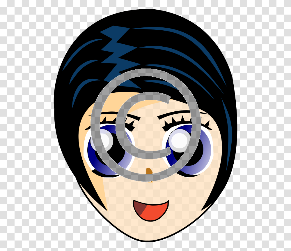 Girl With Big Eyes Anime Heads, Graphics, Art, Face, Mouth Transparent Png
