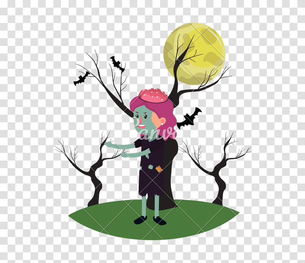 Girl With Brain Zombie Costume And Bats, Juggling, Photography, Sport, Sports Transparent Png