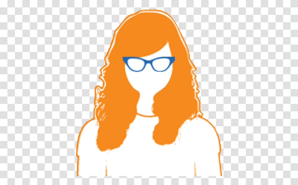 Girl With Eyeglasses Silhouette Kodak Lens Vision Centres Illustration, Person, Animal, Mammal, Pet Transparent Png