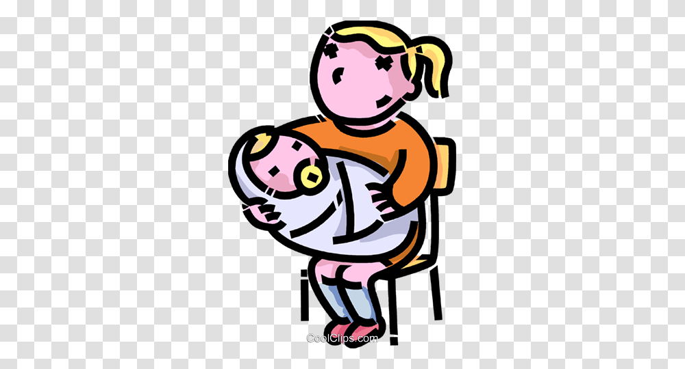 Girl With His Baby Brother Royalty Free Vector Clip Art, Outdoors, Crawdad, Seafood, Sea Life Transparent Png