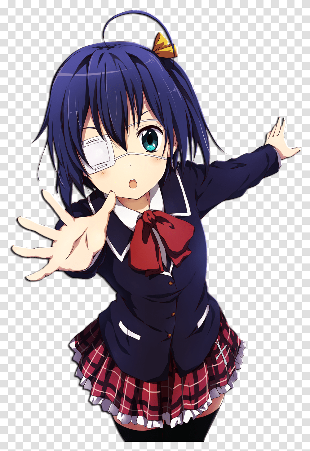 Girl With One Eye Anime, Manga, Comics, Book, Helmet Transparent Png