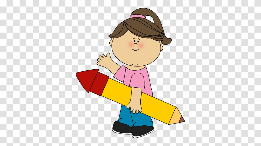 Girl With Pencil Waving Teacher Stuff Pencil, Photography, Balance Beam, Gymnastics, Sport Transparent Png