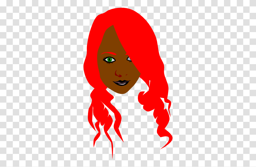 Girl With Red Hair Clip Arts For Web, Face, Person, Human Transparent Png