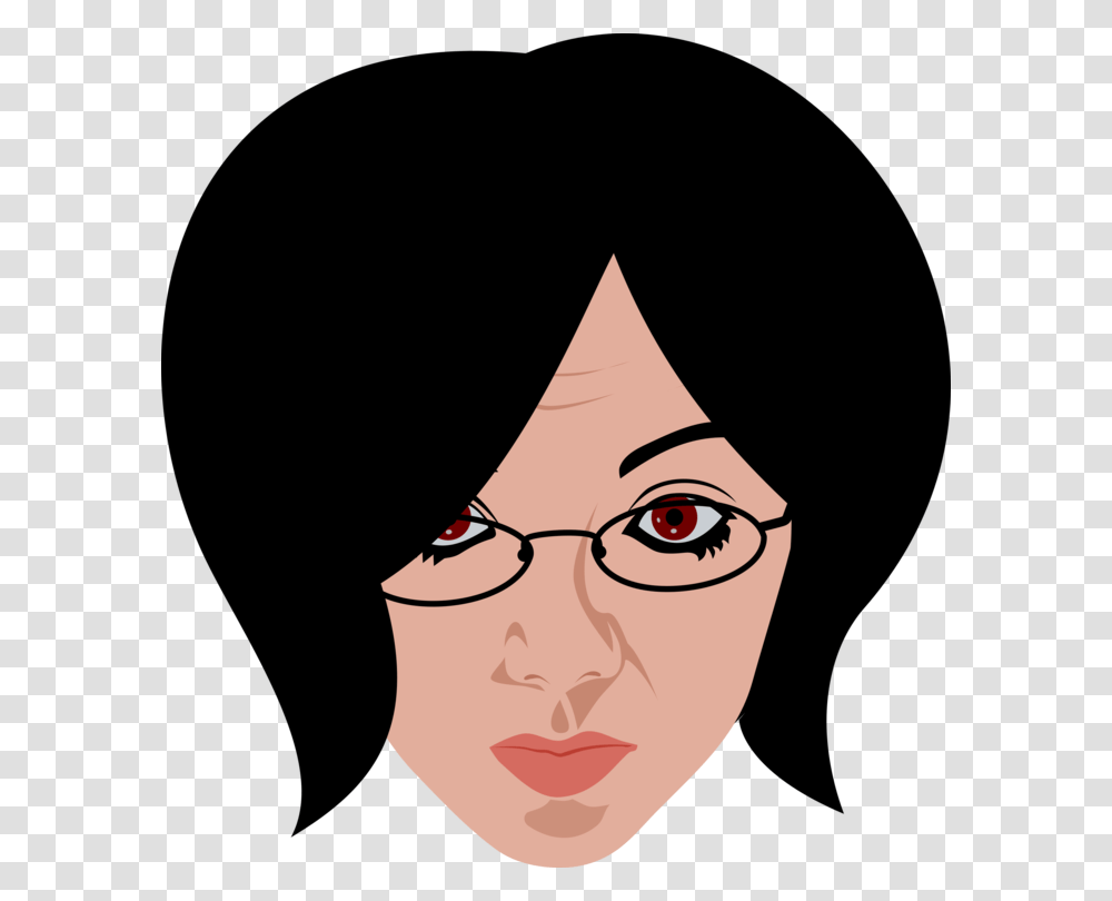 Girl With Spectacles Clipart, Glasses, Accessories, Accessory, Face Transparent Png