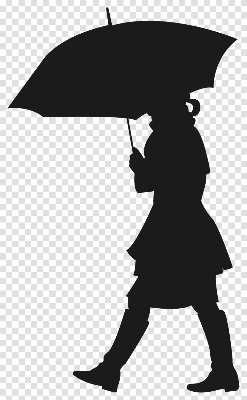 Girl With Umbrella Quotes, Silhouette, Person, Photography, Hug Transparent Png