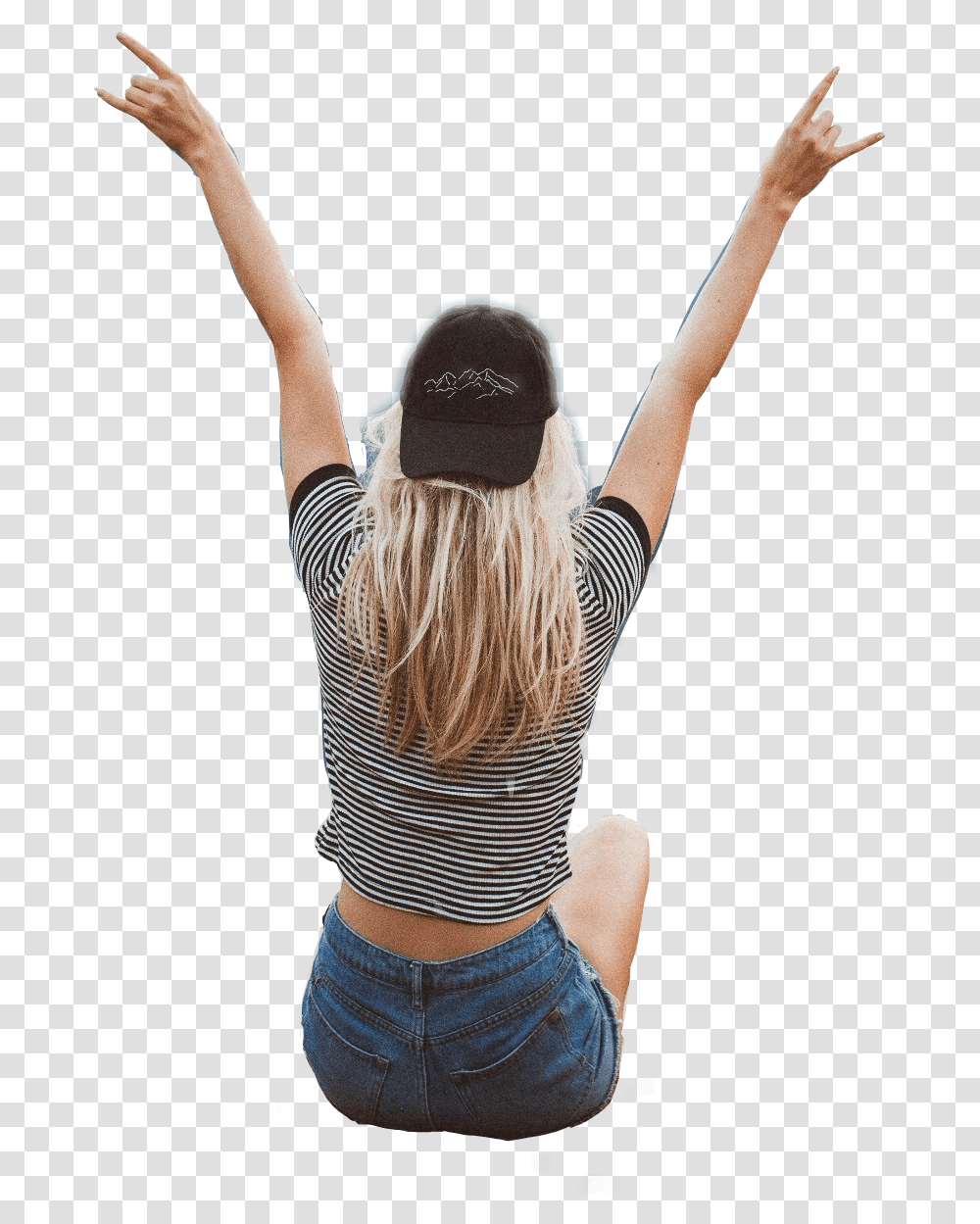 Girl Woman People Peace Back Sitting People Back, Person, Dance Pose, Leisure Activities Transparent Png