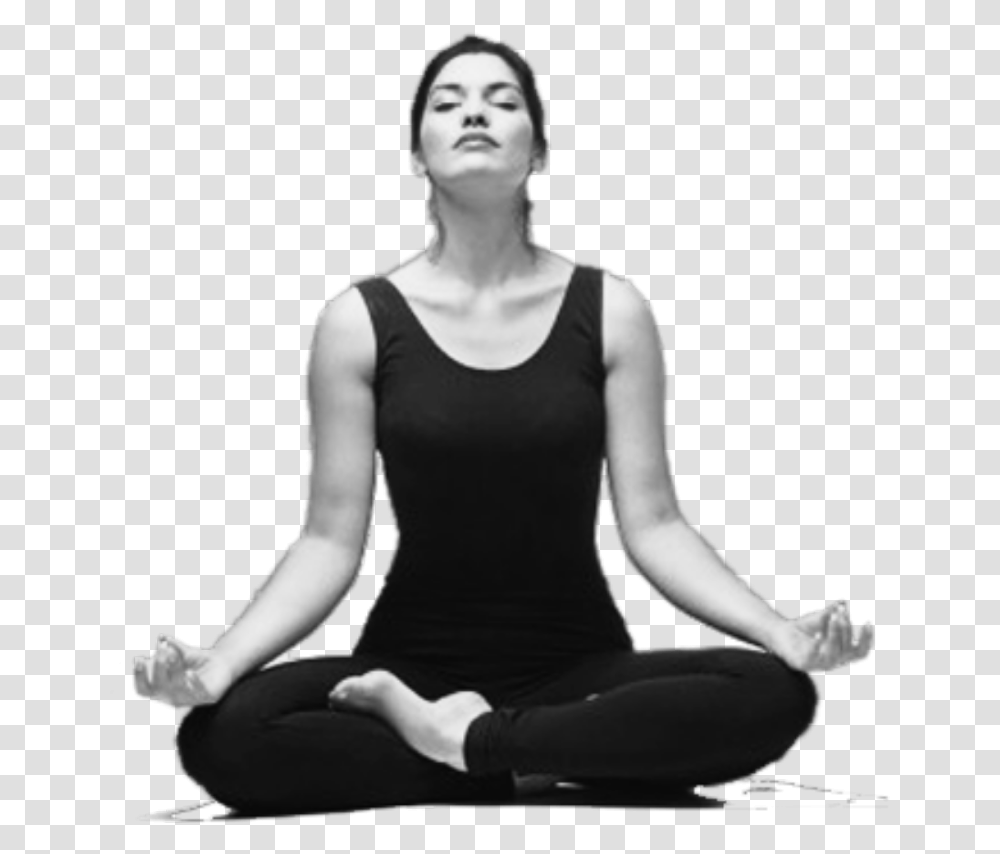 Girl Women Yoga Meditation Grey Kumbhaka Pranayama, Fitness, Working Out, Sport, Person Transparent Png