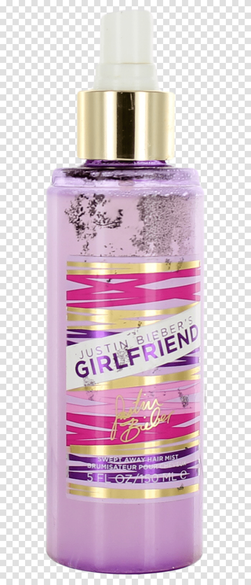 Girlfriend By Justin Bieber For Women Hair Mist Spray Bottle, Aluminium, Can, Spray Can, Beverage Transparent Png