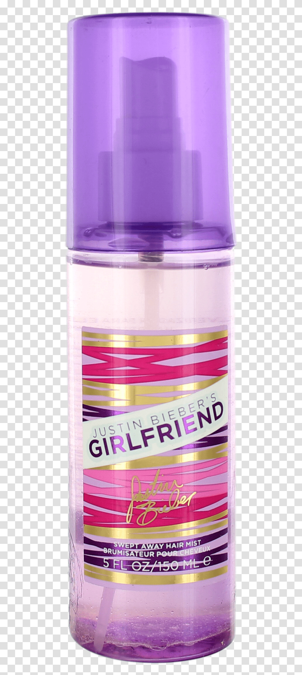 Girlfriend By Justin Bieber For Women Hair Mist Spray Water Bottle, Beer, Alcohol, Beverage, Plant Transparent Png