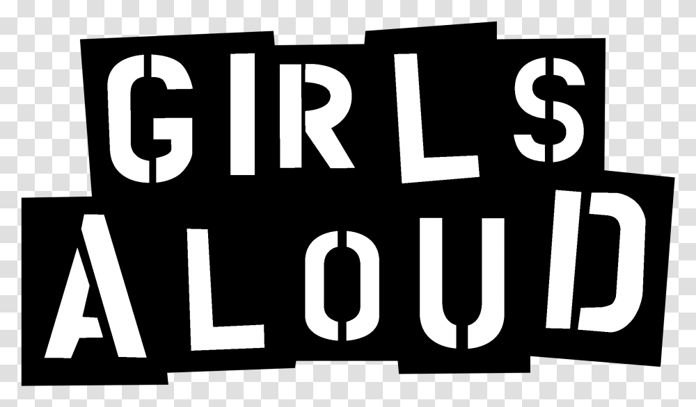 Girls Aloud Logo Black And White Girls Aloud, Number, Alphabet Transparent Png
