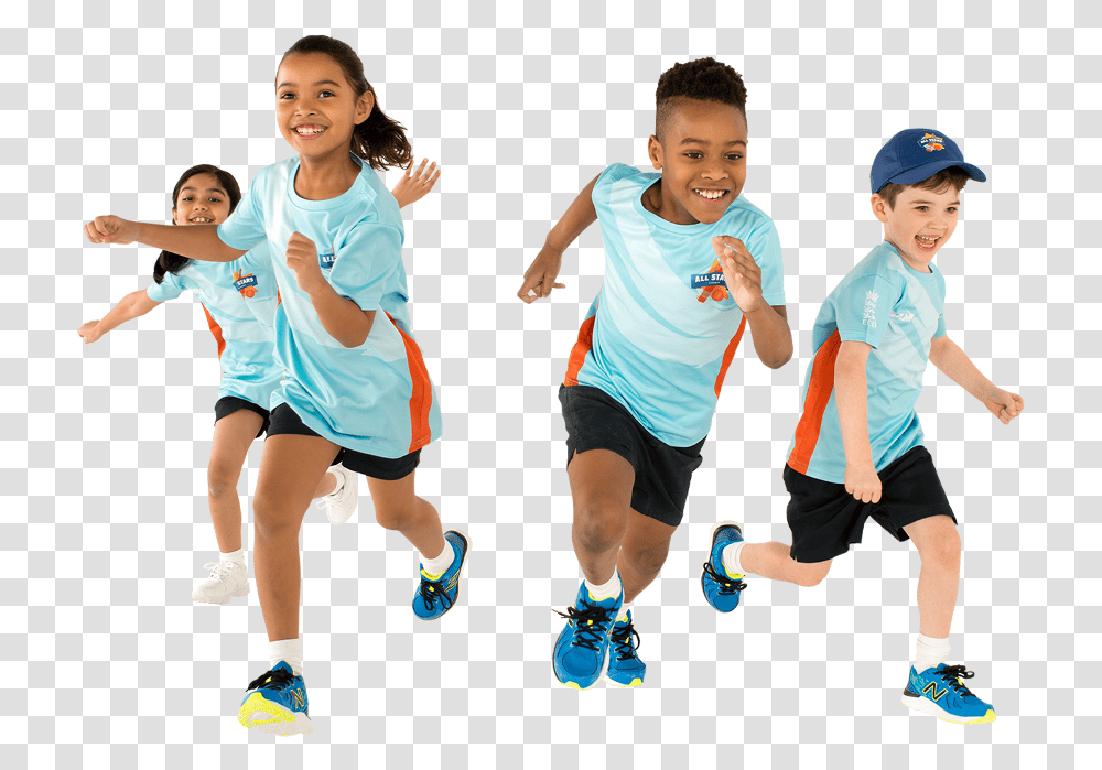 Girls And Boys Will Learn The Basic Skills Of Cricket Children Running, Person, Sphere, Shorts Transparent Png