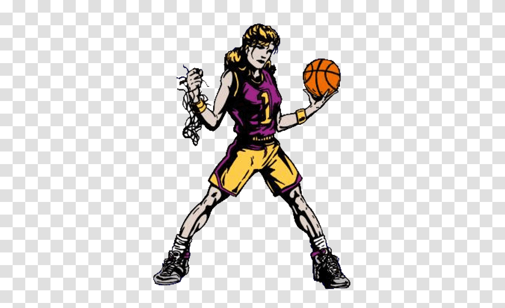 Girls Basketball Clipart, Person, People, Comics, Book Transparent Png