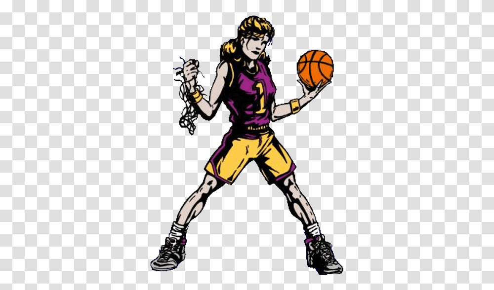 Girls Basketball High School Clipart Female Basketball Player Clipart, Person, People, Costume, Hand Transparent Png