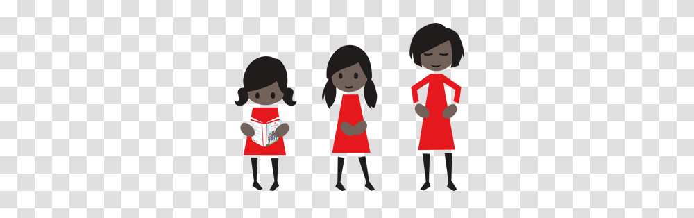 Girls Boy Clipart Collection, Female, Silhouette, Hand, Reading Transparent Png