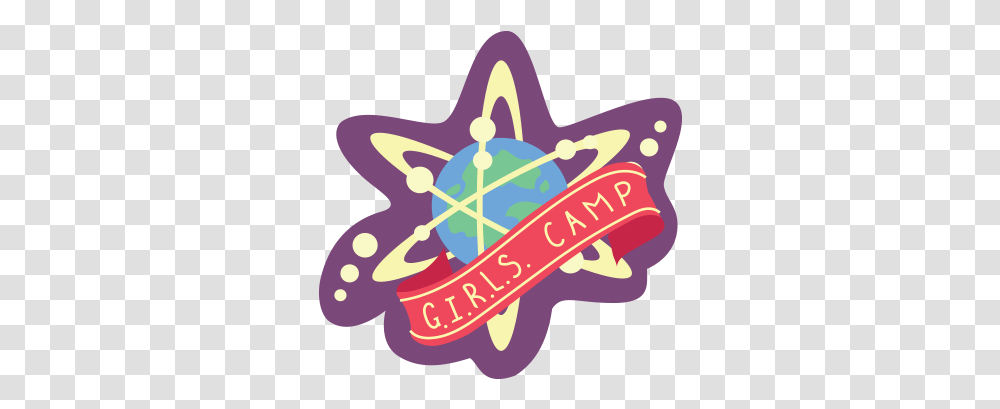 Girls Camp Engineering Physics Logo, Symbol, Star Symbol, Text, Purple Transparent Png