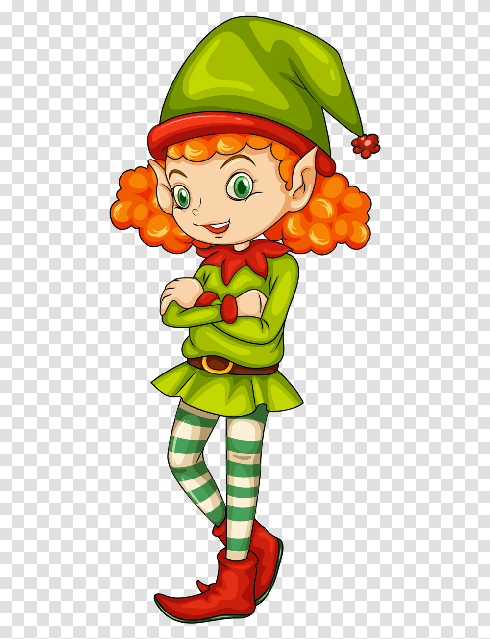 Girls Clipart Elf Free For Download Christmas Elf Clipart Women, Person, Human, Helmet, Clothing Transparent Png