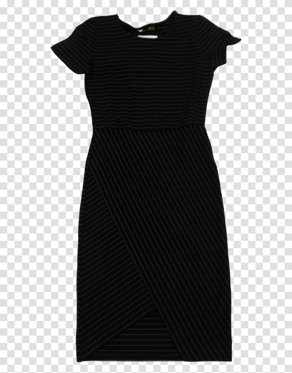 Girls Dress Black Stripe Little Black Dress, Sleeve, Pants, Blouse Transparent Png