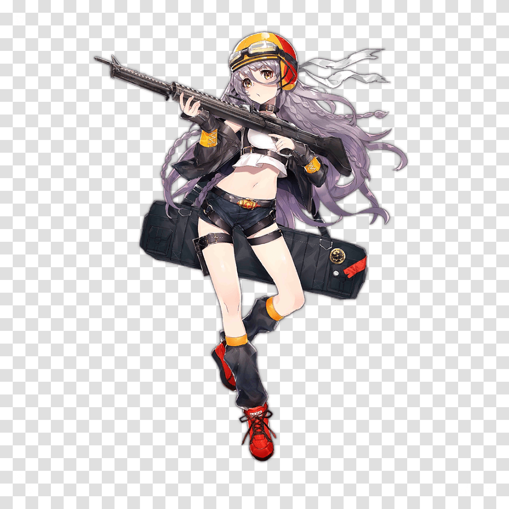 Girls Frontline, Ninja, Person, Gun, Helmet Transparent Png