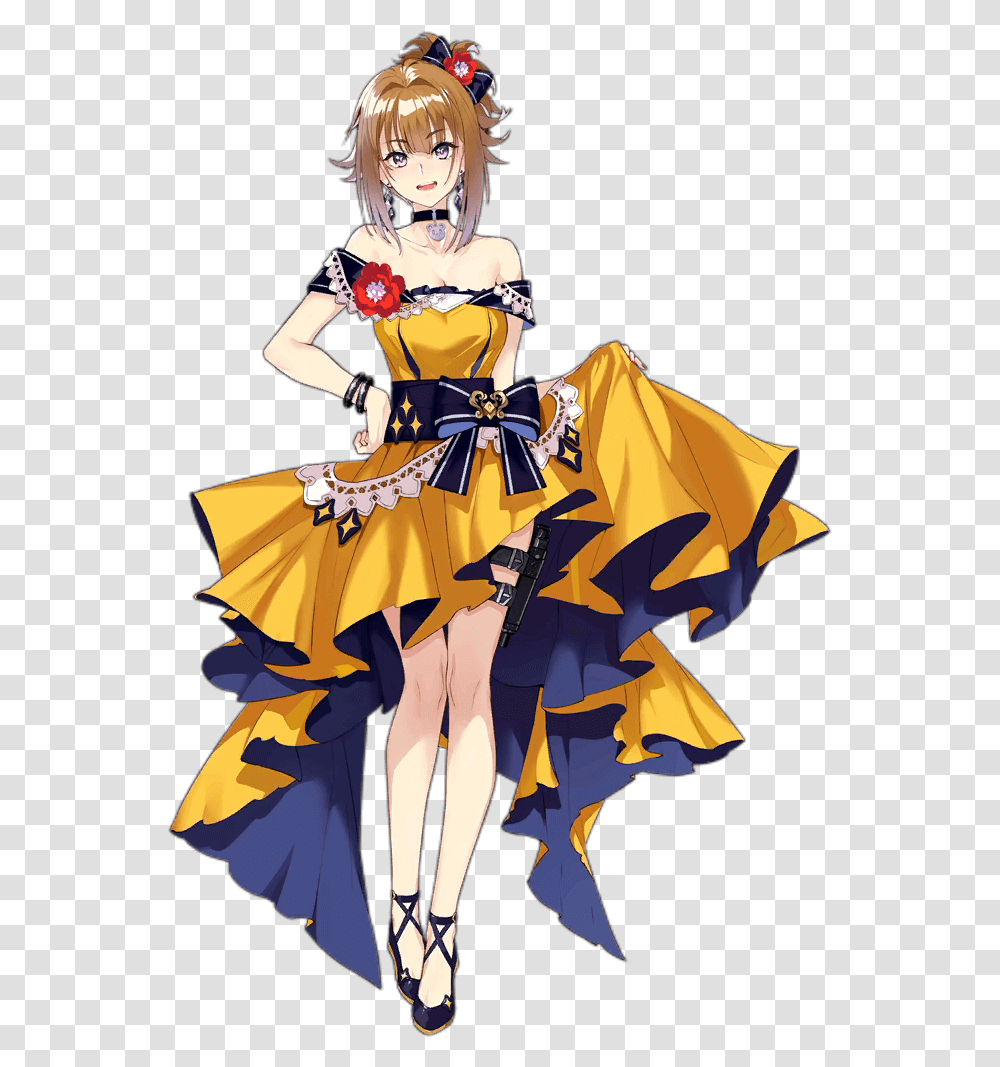 Girls Frontline Starry Night Ball, Costume, Person, Crowd Transparent Png