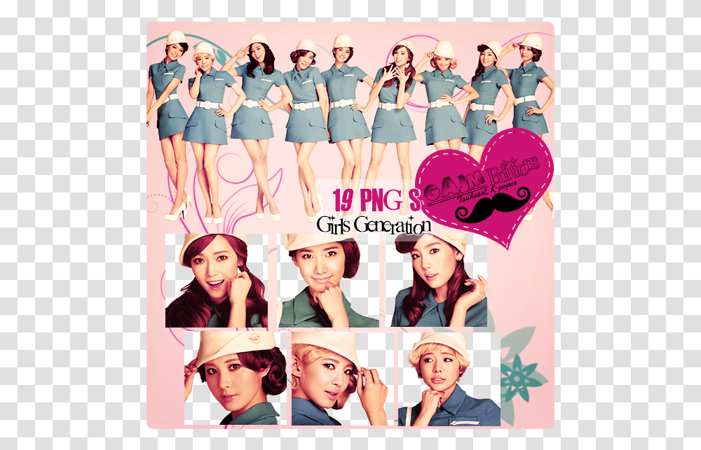 Girls Generation Collage, Person, Human, Photo Booth, Advertisement Transparent Png