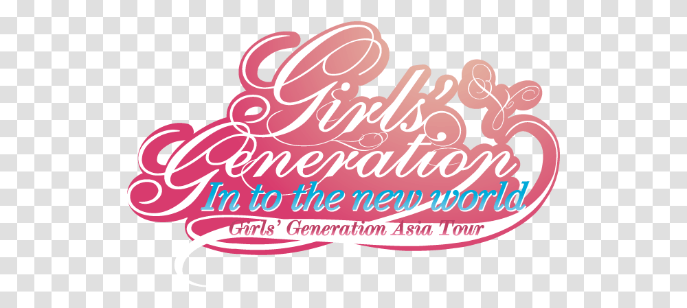 Girls Generation Into The New Tour Into The New World, Label, Text, Sticker, Clothing Transparent Png