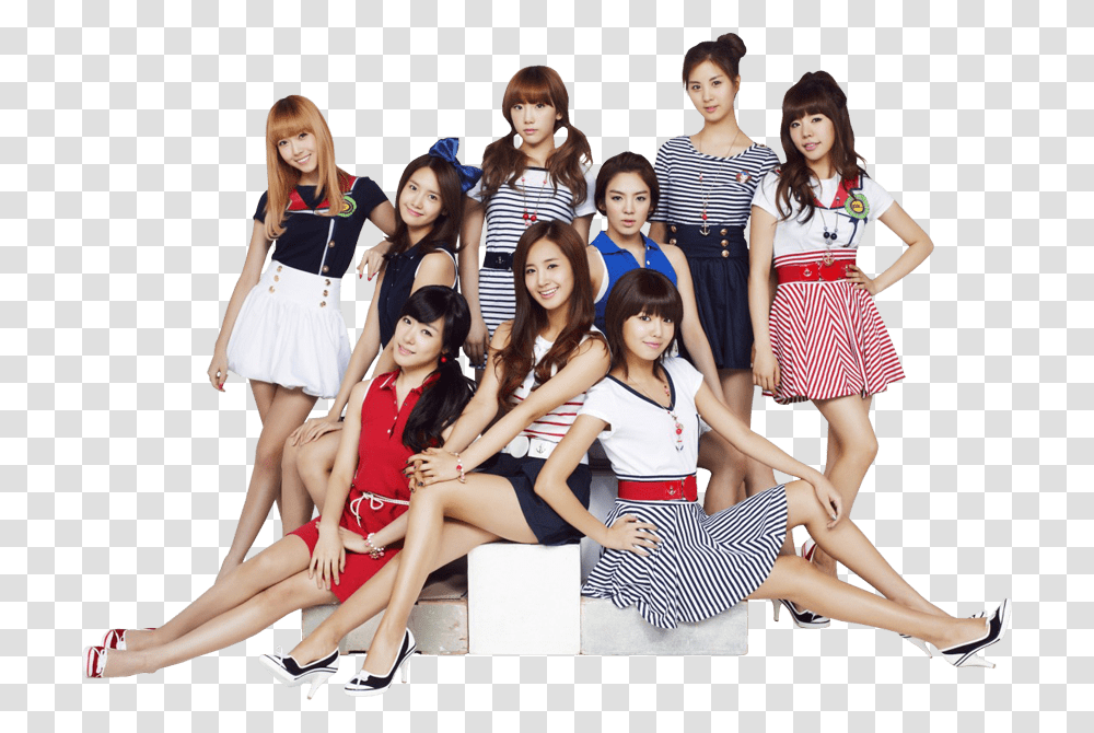 Girls Generation Posing Girls Generation Members Hd, Female, Person, Skirt Transparent Png