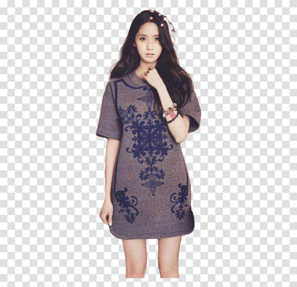 Girls Generation Yoona Dress, Person, Pattern, Arm Transparent Png