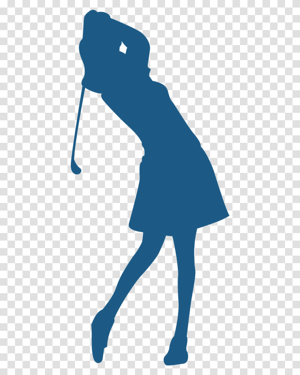 Girls Golf Clip Art Cartoons Girls Golf, Person, Silhouette, Leisure Activities, Outdoors Transparent Png