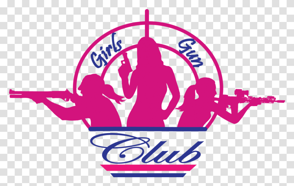 Girls Gun Club Graphic Design, Poster, Advertisement, Logo, Symbol Transparent Png