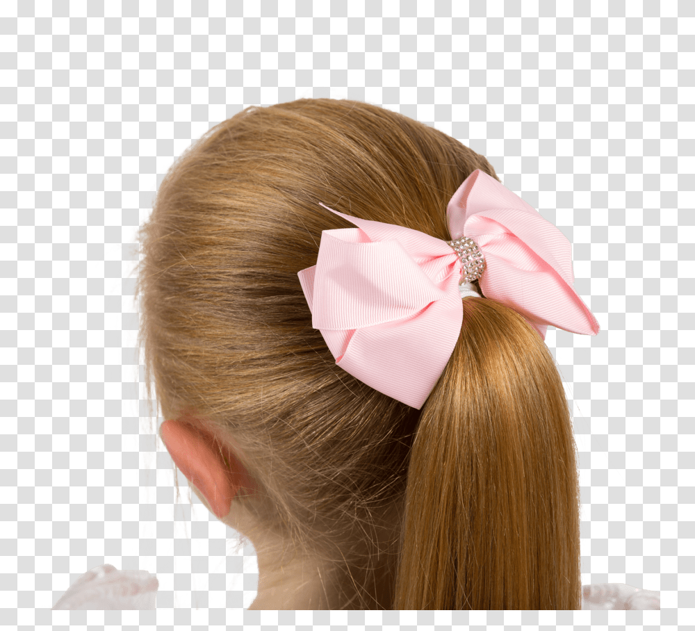 Girls Hair Bow Pink Accessory To Match Twinkle The Headpiece, Person, Human, Ponytail, Hair Slide Transparent Png