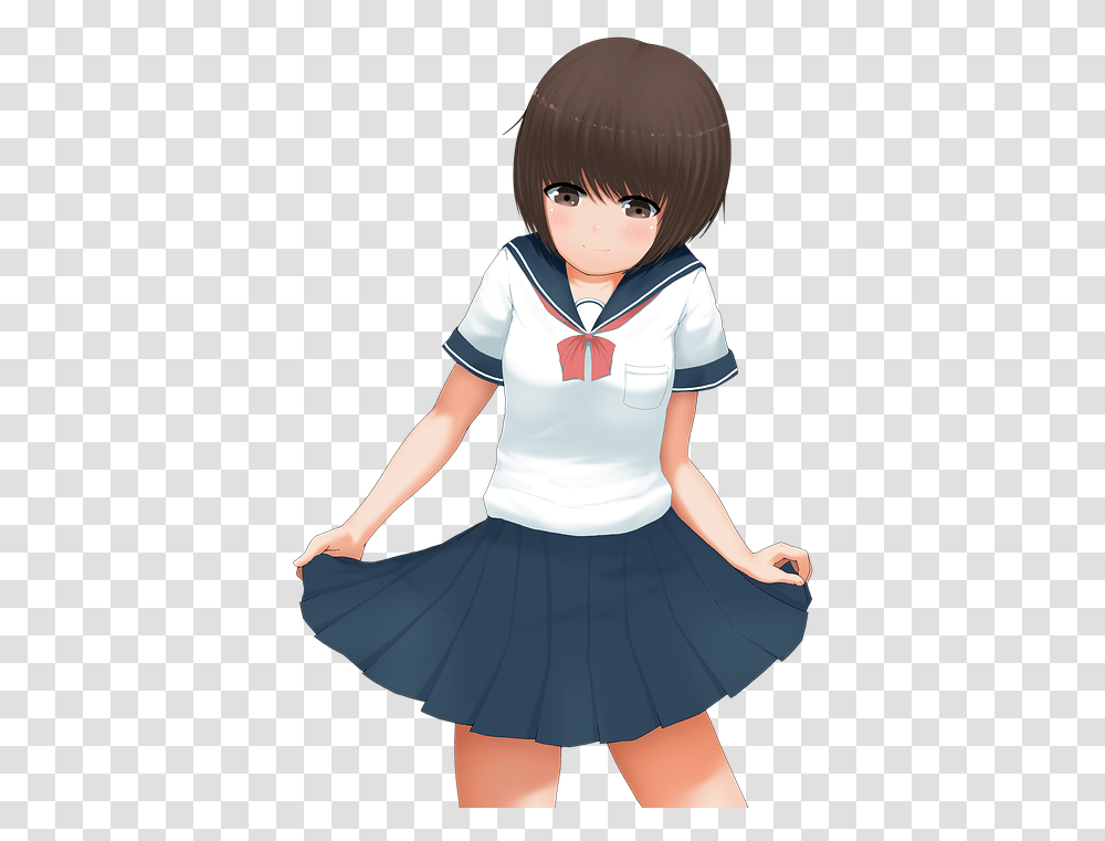 Girls In Uniform Clipart, Skirt, Apparel, Person Transparent Png