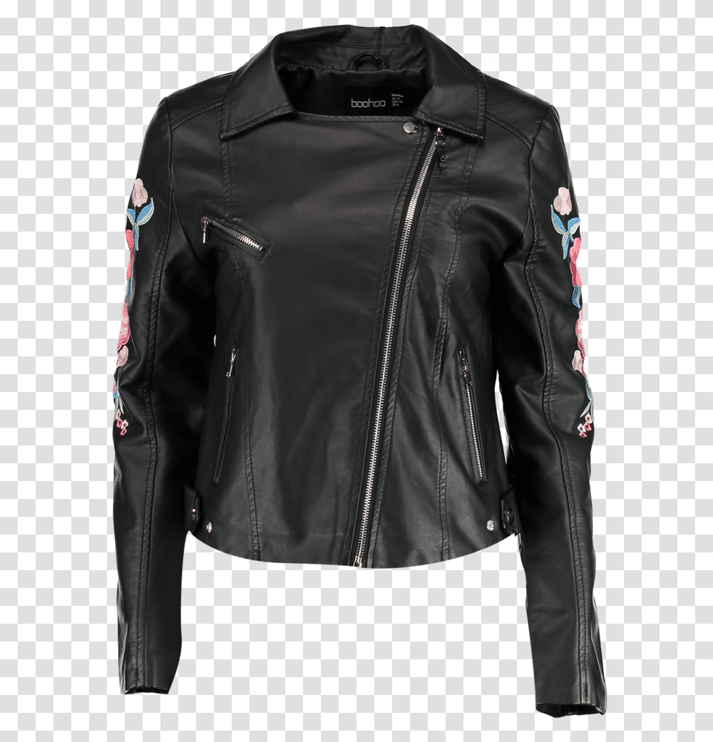 Girls Jacket Leather Jacket, Apparel, Coat, Long Sleeve Transparent Png