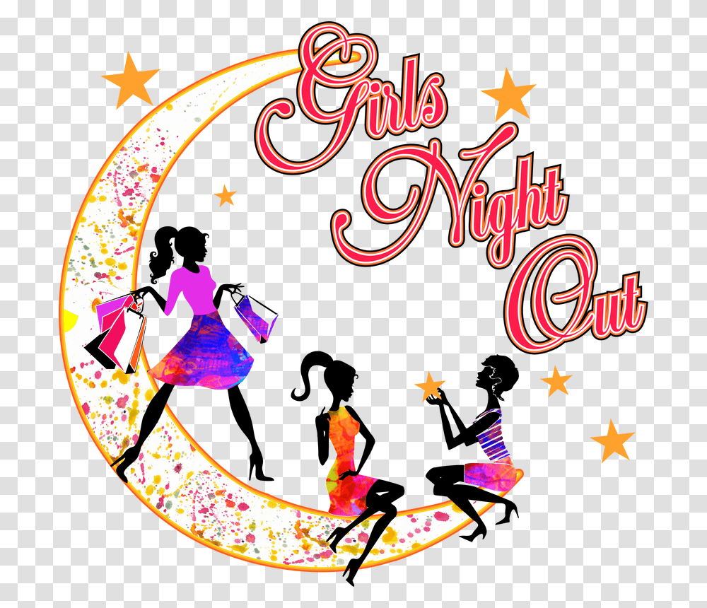 Girls Night Out, Poster, Advertisement, Star Symbol Transparent Png