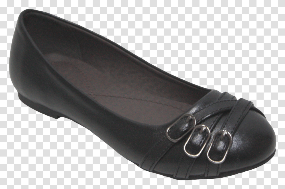 Girls School Shoes Black Ballet Flat Transparent Png
