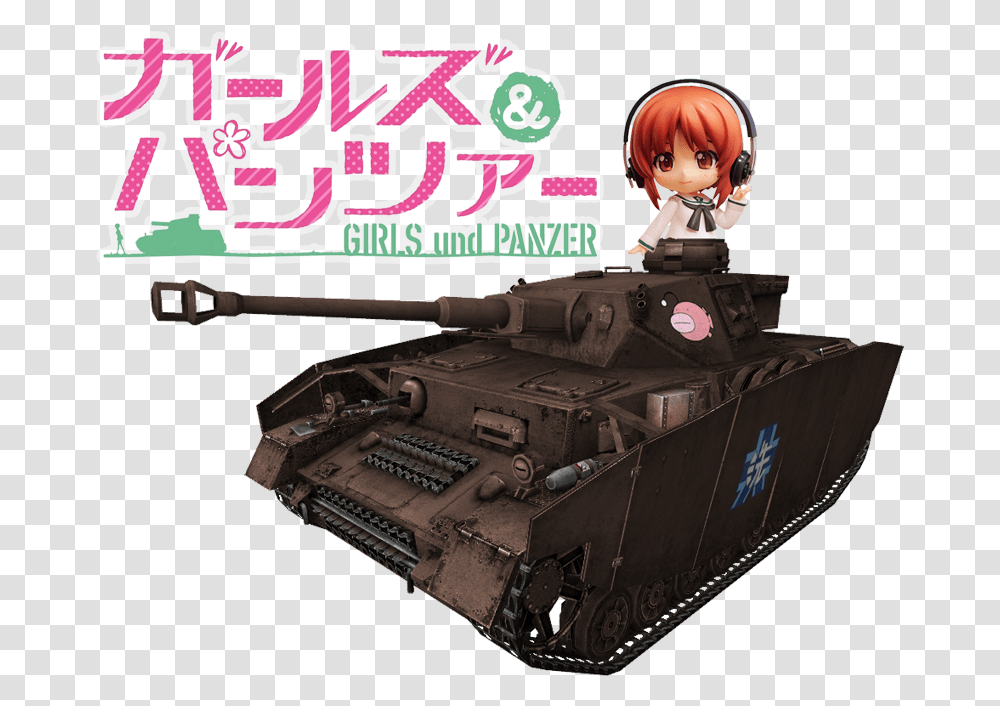 Girls Und Panzer Girls Und Panzer Anime World Of Tanks, Person, Human, Army, Vehicle Transparent Png