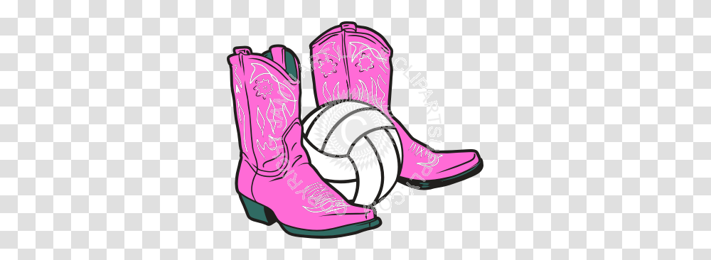Girls Volleyball Cowboy Boots, Apparel, Footwear Transparent Png