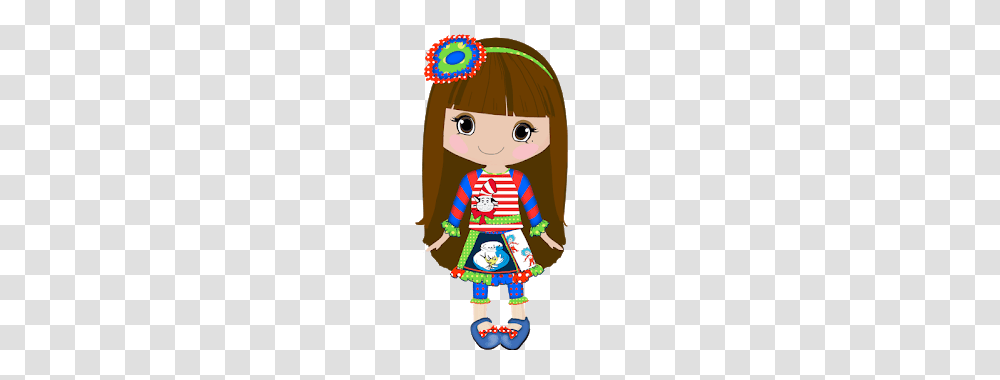 Girls With Big Eyes Clip Art Oh My Fiesta In English, Doll, Toy Transparent Png