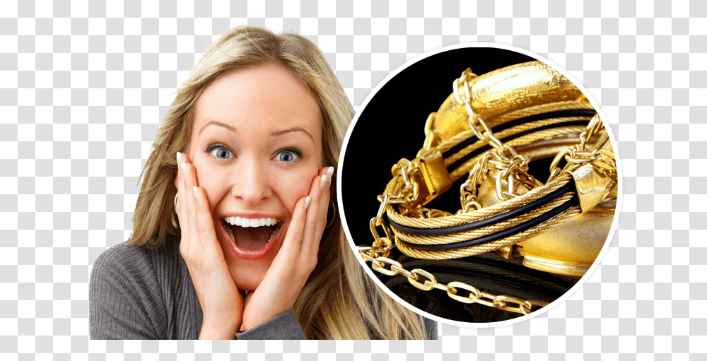 Girls With Wow Reaction, Person, Face, Ring, Female Transparent Png