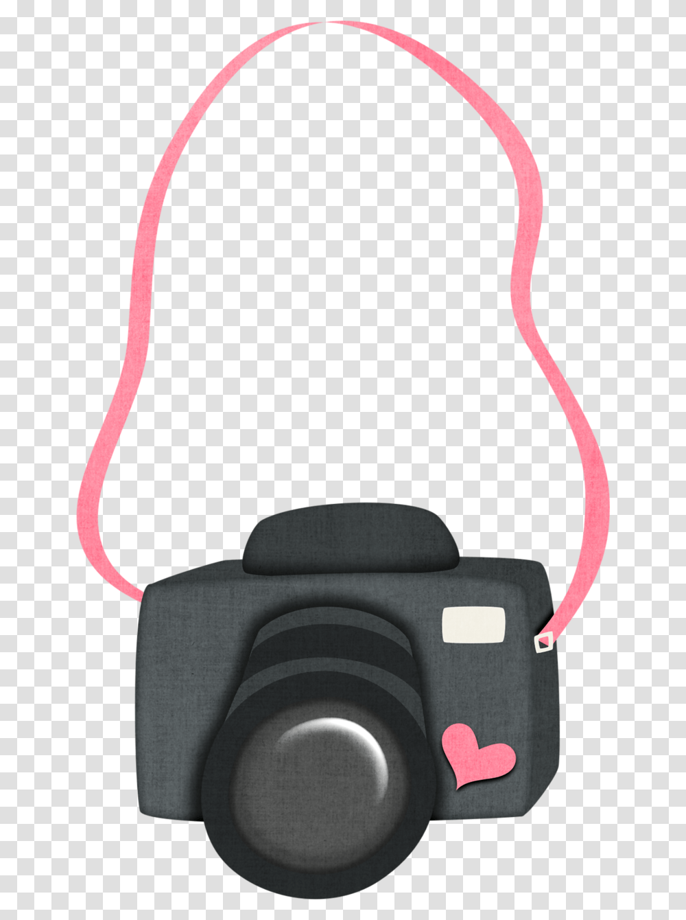 Girly Clipart Camera Camera Strap Clipart, Adapter, Electronics, Cushion, Plug Transparent Png