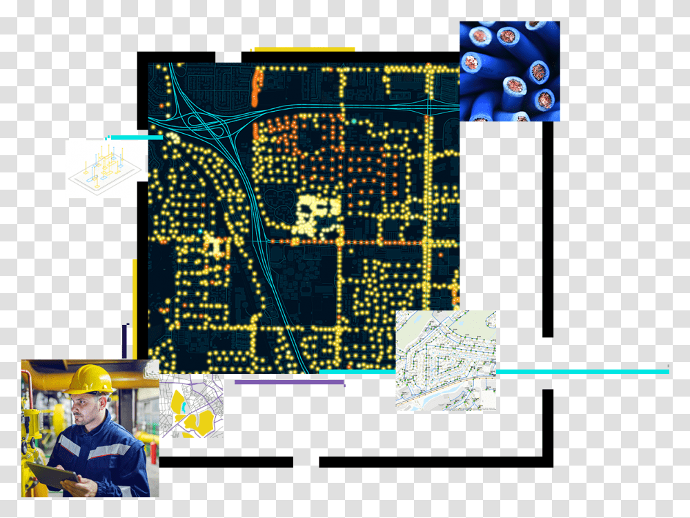 Gis For Utilities Vertical, Person, Human, Scoreboard, Pac Man Transparent Png