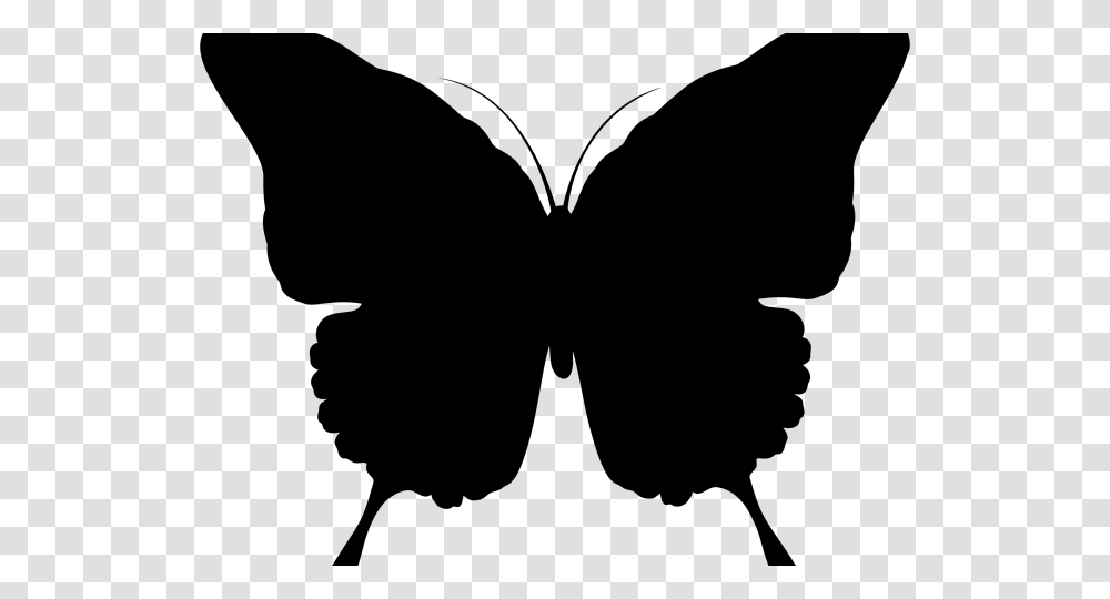 Gitarre Clipart Silhouette Of Butterfly, Gray, World Of Warcraft Transparent Png